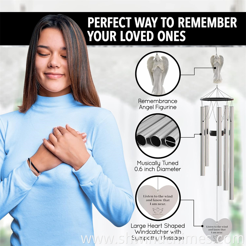 angel wind chime memorial